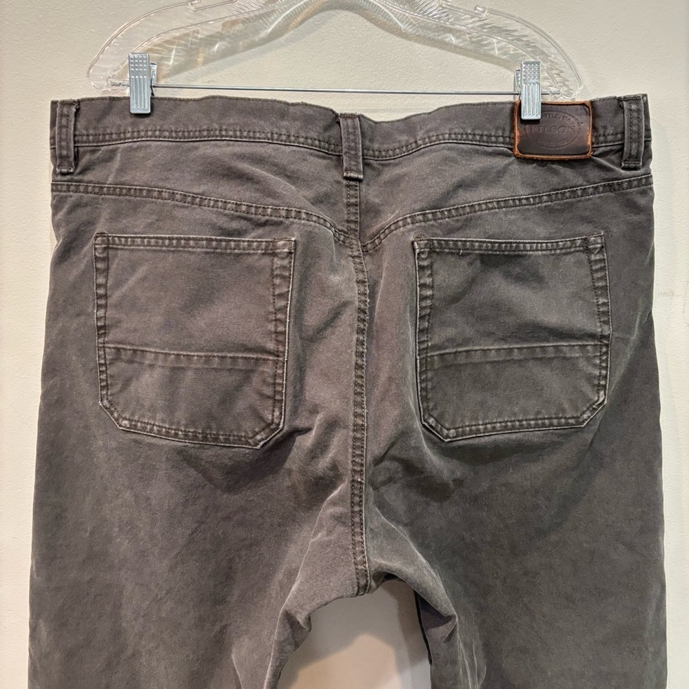 Filson Dry Tin Cloth Canvas Work Pants Men’s Size 42 - Picture 9 of 15